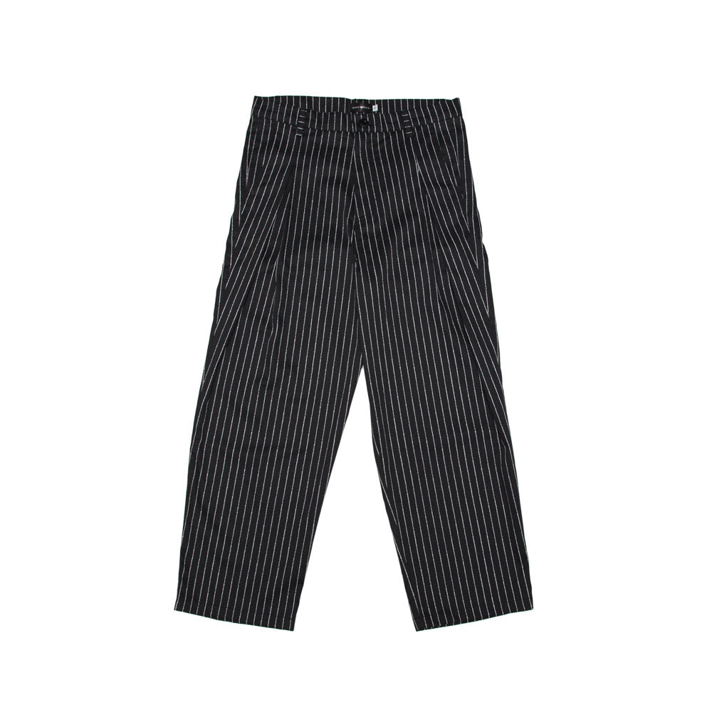 PPC X Space Spinach Pin Striped Trousers - Black/White – potplantclub