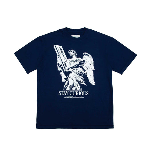 Potplantclub x Mascotte "Statue" T-shirt - Navy