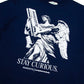 Potplantclub x Mascotte "Statue" T-shirt - Navy