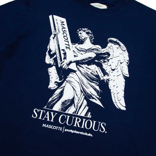 Potplantclub x Mascotte "Statue" T-shirt - Navy