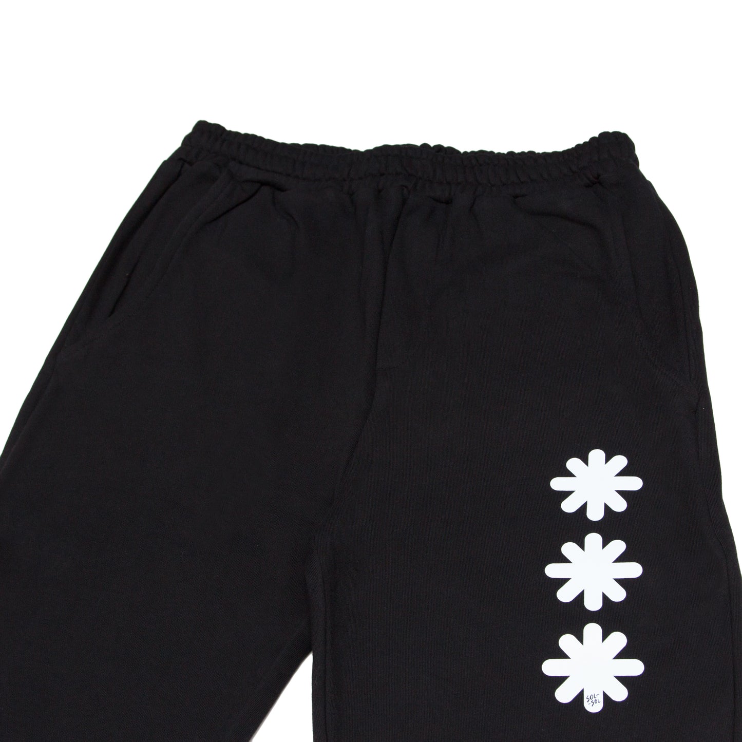 Sol Sol Flower Sweatpants - Black