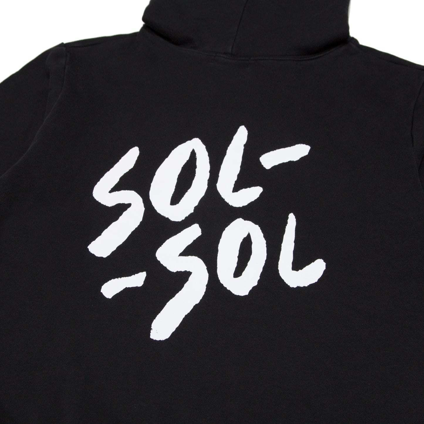 Sol Sol Classic Logo Hoodie - Washed Black