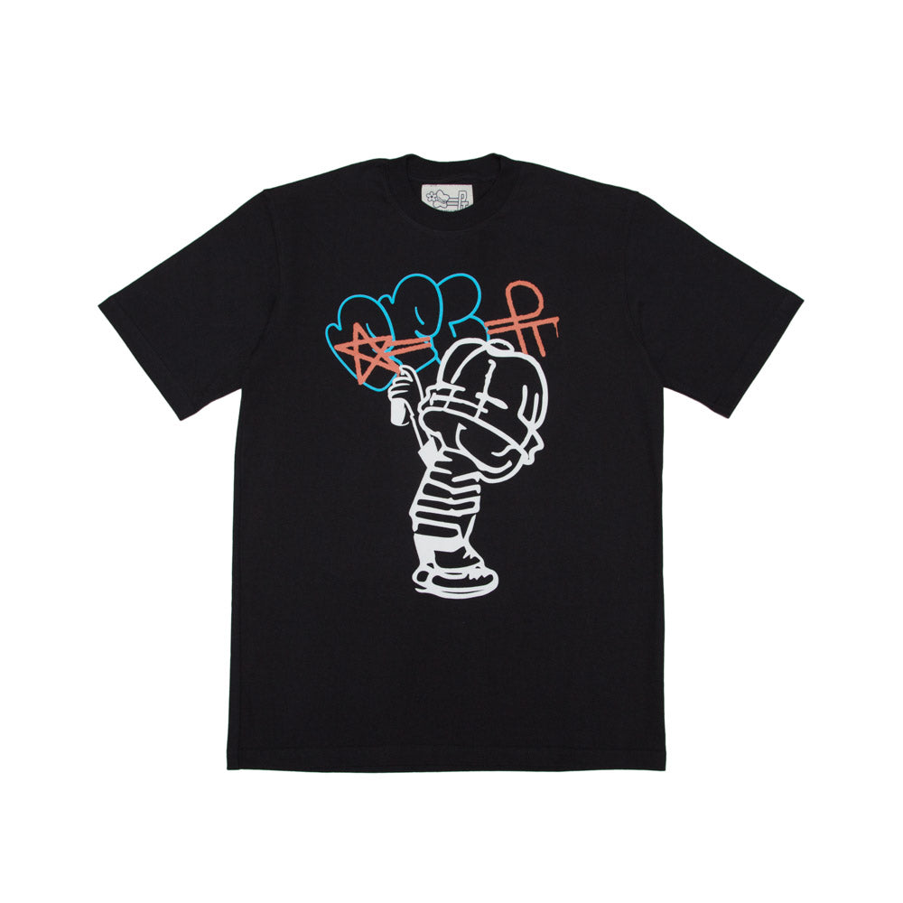 Precious Plant Club Graffiti T-shirt - Black