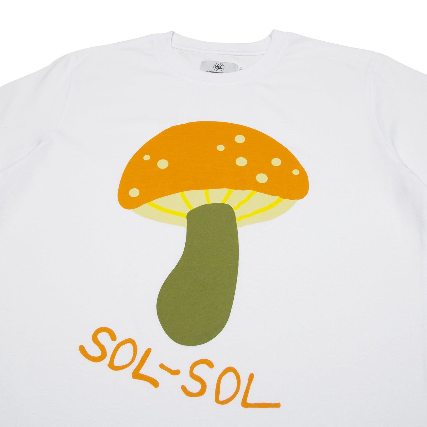 Sol Sol "Garden Mushroom" T-shirt - White