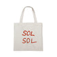 Sol Sol "Garden" Tote Bag - Cream