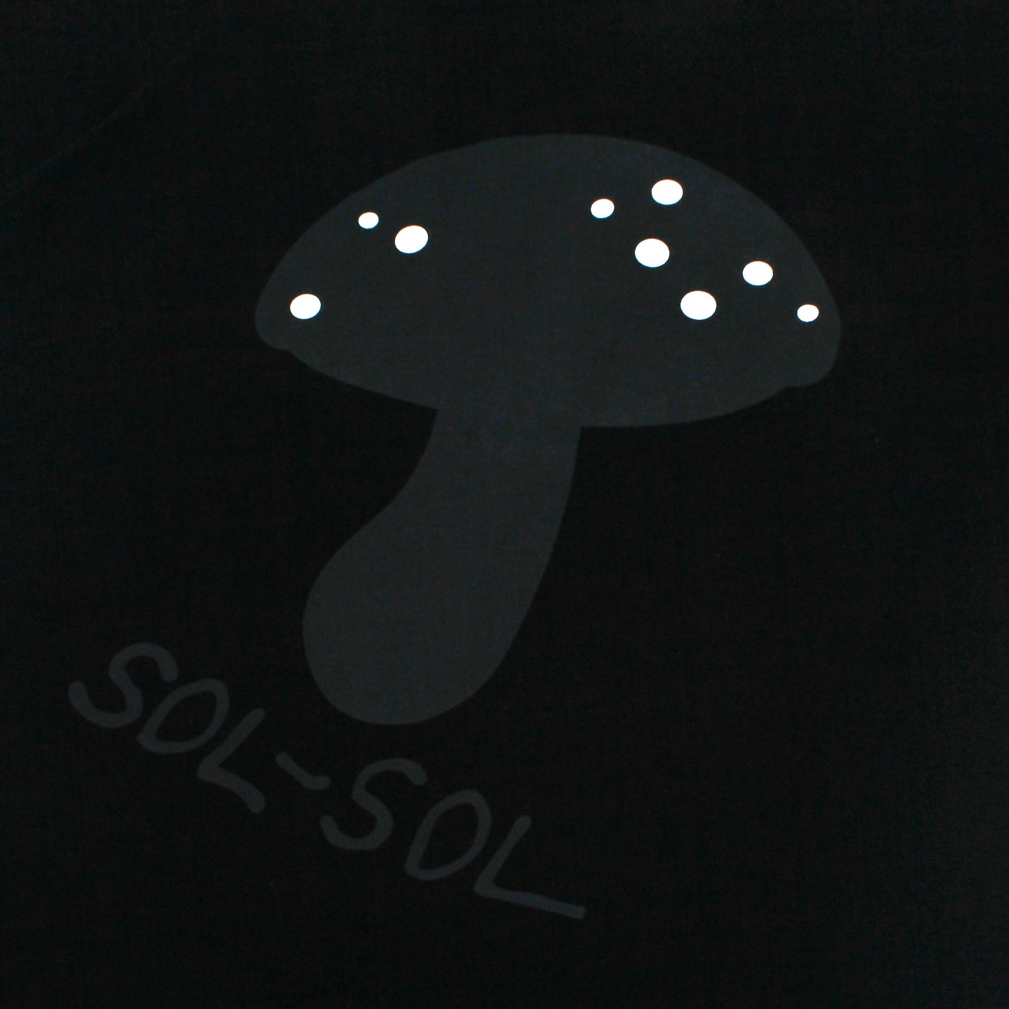 Sol Sol "Garden Mushroom" T-shirt - Black