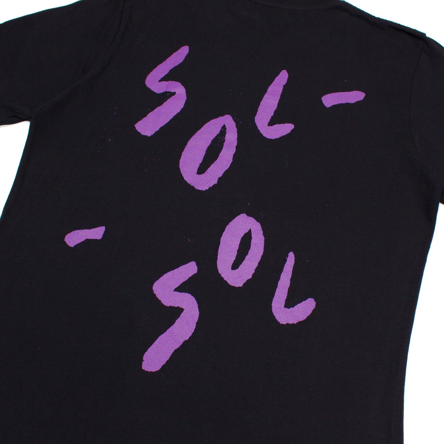 Sol Sol "Jumbled Logo" T-shirt - Black/Purple
