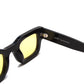 Milk Vincent Sunglasses - Black/ Yellow Tint