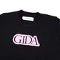 Gida "Pink" Baby T-shirt - Black