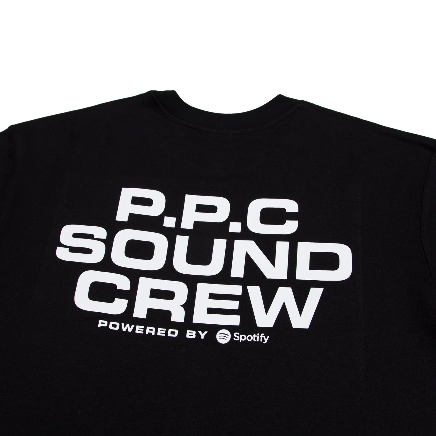 “PPC SOUND powered by Spotify "PPC Crew" T-shirt - Black