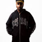 Refuse "i'Nkanyezi Zip Thru" Hoodie - Black