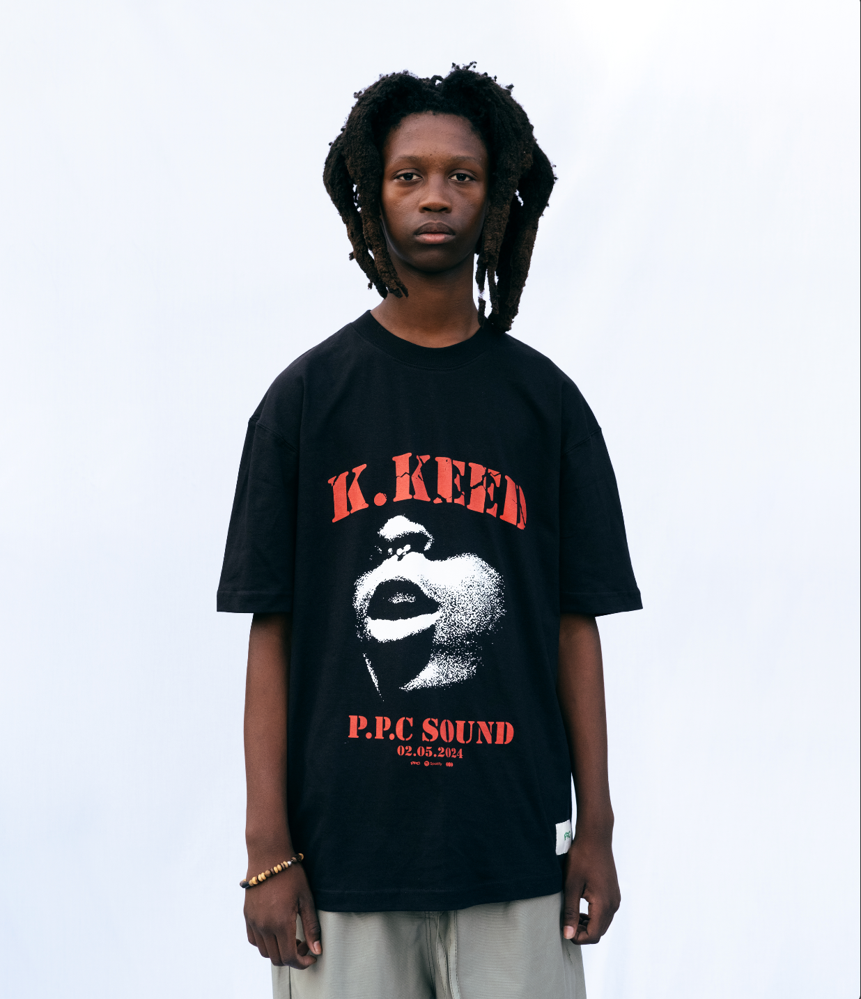 PPC SOUND powered by Spotify "K.Keed" T-shirt - Black